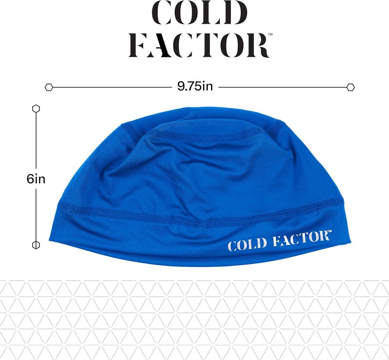 COLD FACTOR Instant Cooling Skull Cap & Helmet Liner 2 Pack|UPF 50+ Protection, Chemical-Free Evaporative Cooling Technology - Image 3